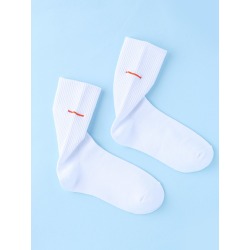 Simple Embroidery Socks