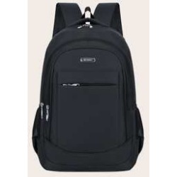 Men Solid Zip Front Backpacks