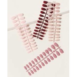 96pcs Solid Fake Nails