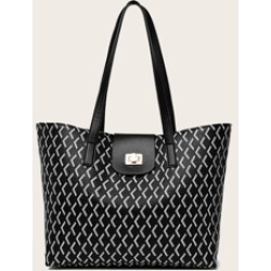 Minimalist Twist Lock Tote Bag