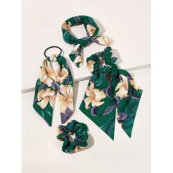 4pcs Flower Pattern Hair Accessories