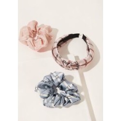 3pcs Letter Graphic Hair Accessories