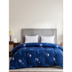 Planet Print Duvet Cover Without Filler