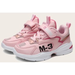 Girls Velcro Strap Chunky Sole Trainers