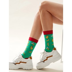 Banana Pattern Socks 1pair