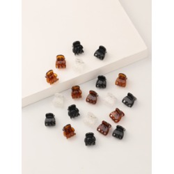 20pcs Toddler Girls Simple Hair Claw