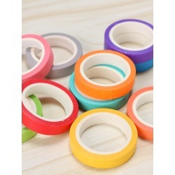 10rolls Plain Washi Tape