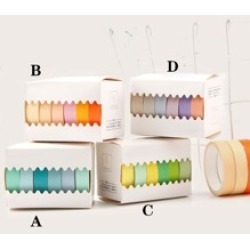 6rolls 3M Solid Color Masking Tape