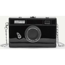 Camera Design Chain Crossbody Bag