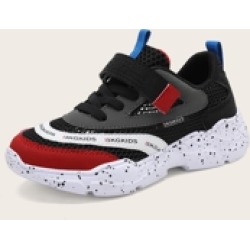 Boys Velcro Strap Chunky Sole Trainers