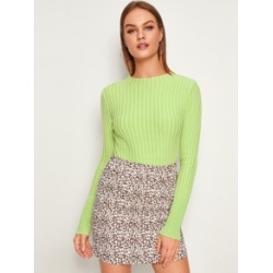 Form Fitted Striped Sweater