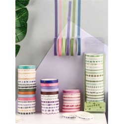 Slim Simple Print Masking Tape 20rolls
