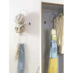 1pc Metal Wire Stackable Hat Storage Rack