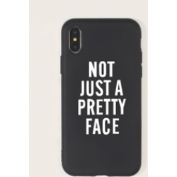 Slogan Pattern iPhone Case
