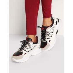 Lace-up Chunky Sole Sneakers