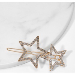 Star Design Rhinestone Hair Clip