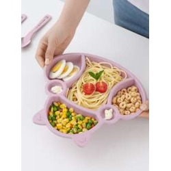 3pcs Cat Design Children Tableware Set