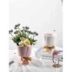 1pc Ribbon Vase Design Decoration