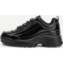 Lace-up Chunky Sole Sneakers