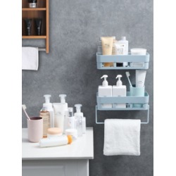Wall Mount Drain Storage Rack 1pc