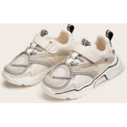 Girls Velcro Strap Chunky Sole Trainers