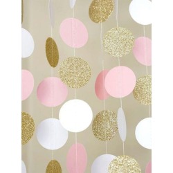 1pc 2m Circle Garland Banner