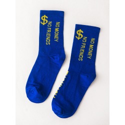 Men Letter Print Socks 1pair