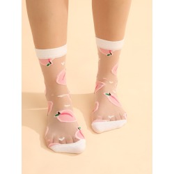 Fruit Pattern Crew Socks