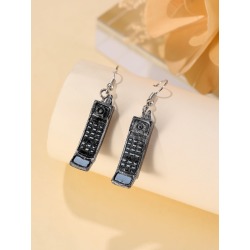 Vintage Mobile Phone Drop Earrings