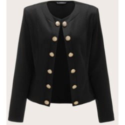 Plus Double Breasted Jacket