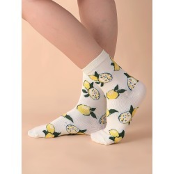 Fruit Pattern Crew Socks