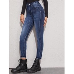 Cat Whiskers 5-Pocket Skinny Jeans