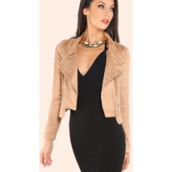 Suede Moto Jacket COCO
