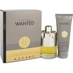 Azzaro Wanted Cologne by Azzaro - - Gift Set - 3.4 oz Eau De Toilette Spray + 3.4 oz Shower Gel