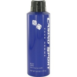 Casino Sport Cologne by Casino Perfumes - 6 oz Body Spray (No Cap)