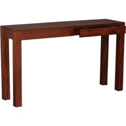 Belgium 2 Drawer Console Table Finish: Mahogany