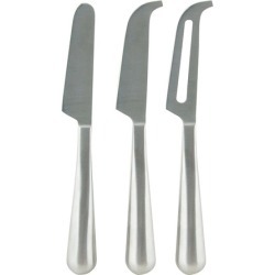 Salt & Pepper 3 Piece Stainless Steel Fromage Knife Set