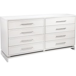 White Pearl Chest Of Drawers
