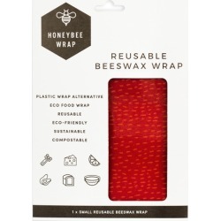 Small Hearty Beeswax Kitchen Wrap Colour: Red