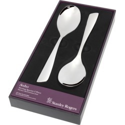 Set of 2 Soho Stainless Steel Serving Spoons