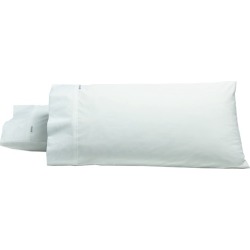 Set of 2 Heston 300TC Cotton Percale Pillowcase Size: Standard, Colour: White