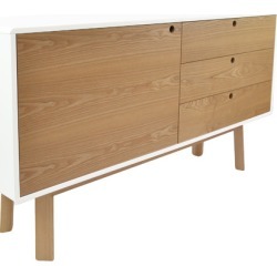 Shelly 3 Drawer Scandinavian-Style Sideboard Buffet