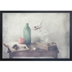 Mushrooms by Delphine Devos Size / Frame: Print Black Frame / 100 x 70cm