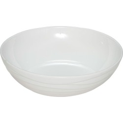 Set of 2 Salt & Pepper Groove 30cm Salad Bowls