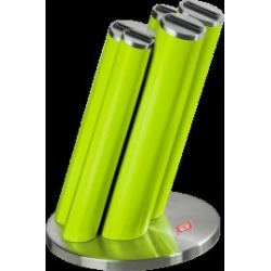 6 Piece Knife Pipe Stand Colour: Lime-Green