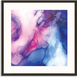 Eye vs Edge Printed Wall Art Frame / Size: Print with Black Frame / 108 x 108cm