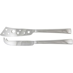 2 Piece Belle Cheese Knife Set Finish: Polished Silver