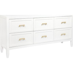 White Soloman Chest of Drawers