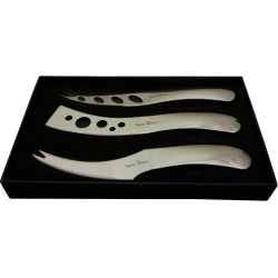 3 Piece Matte Organique Cheese Knife Set