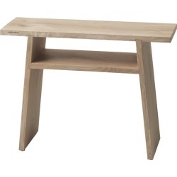 Mink Oak Wood Bathroom Bench